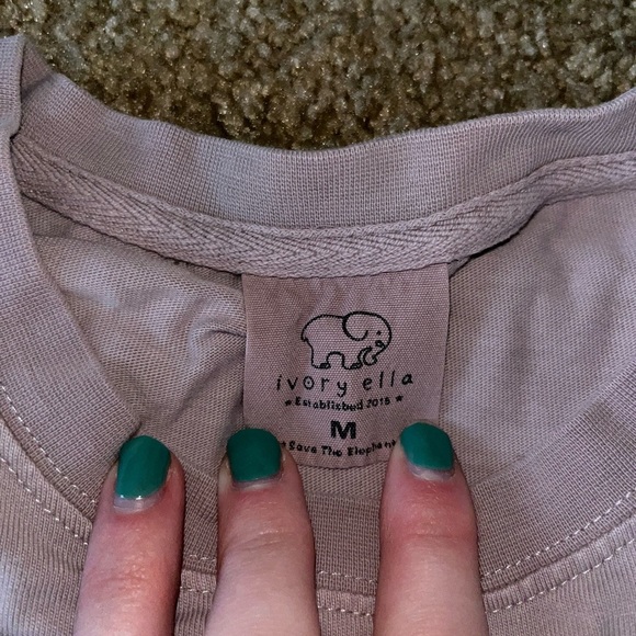 Ivory Ella Purple Long sleeve Medium - Picture 3 of 4